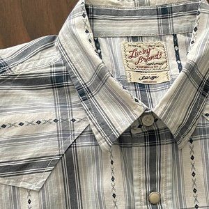Lucky Brand Men's Casual Snap Shirt